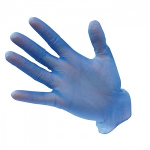 Portwest Blue Powder-Free Vinyl Disposable Gloves A905BL