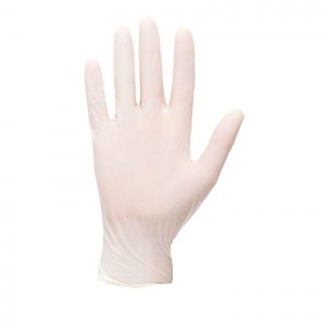 Portwest White Powdered Latex Disposable Gloves A910