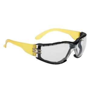 Portwest Wraparound Plus Clear Safety Glasses PS32CLR