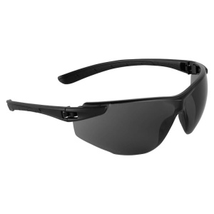 Portwest PS38 Ultra Metal-Free Wraparound Safety Glasses (Smoke)