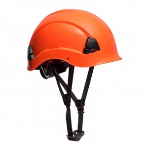 Portwest PS53 Height Endurance Non-Vented Orange Work Helmet