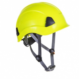 Portwest PS53 Height Endurance Non-Vented Yellow Work Helmet