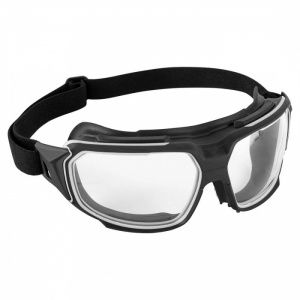 Portwest PS64 Foldable Scratch- and Fog-Resistant Safety Goggles (Clear)