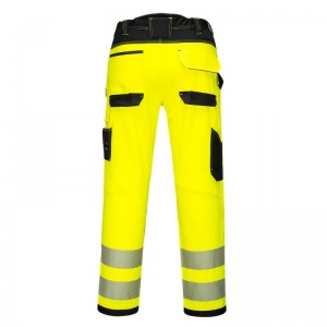 Portwest PW303 PW3 Hi-Vis Yellow Lightweight Stretch Trousers