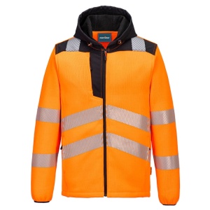 Portwest PW335 Hi-Vis Technical Fleece Jacket (Orange/Black)