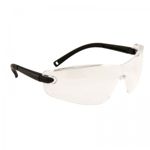 Portwest Safeguard Clear Lens Profile Frameless Safety Glasses PW34CLR