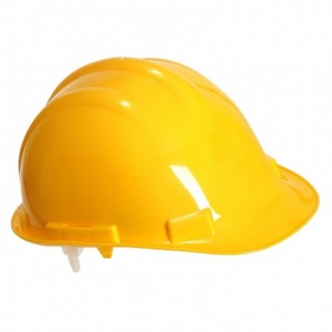 Portwest PW50 Expertbase Yellow Safety Helmet
