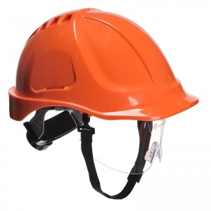 Portwest PW54 Endurance Plus Visor Helmet (Orange)