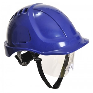 Portwest PW54 Endurance Plus Visor Helmet (Royal Blue)