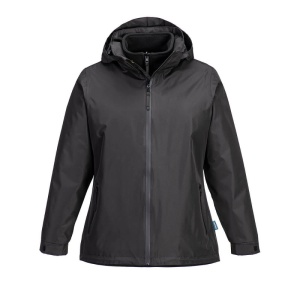 Portwest S574 Women's 3-in-1 Waterproof Fleece Jacket (Black)