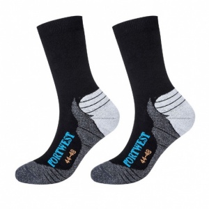 Portwest SK24 Black Bamboo Hiker Socks