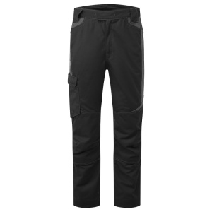 Portwest T747 WX3 Industrial Wash Work Trousers (Black)