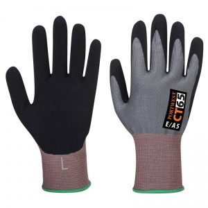 Portwest CT VHR Nitrile Foam Cut Level E Gloves CT65