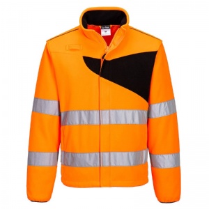 Portwest PW274 Hi-Vis Lightweight Corporate Fleece (Orange/Black)