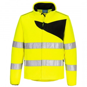 Portwest PW274 Hi-Vis Lightweight Corporate Fleece (Yellow/Black)