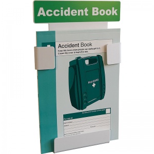 Safety First Aid Accident Book Station with Free A4 Accident Book