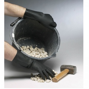 Shield GI/6406 Heavy Duty Rubber Black Gloves