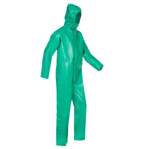 Sioen 5967 Essen Green PVC Chemical Resistant Industrial Coverall