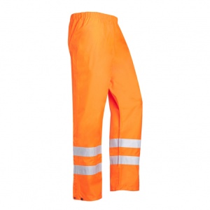 Sioen 199A Bitoray Orange Hi-Vis Lightweight Rain Trousers