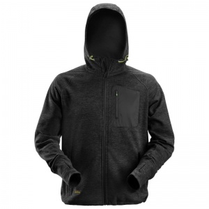 Snickers FlexiWork Black Fleece Hoodie 8041