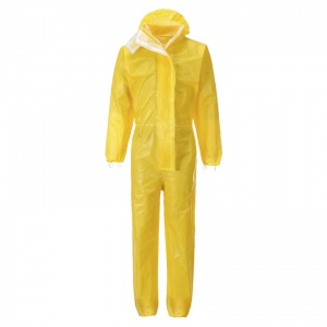 Portwest ST70 BizTex Microporous Yellow Type 3/4/5/6 Coveralls