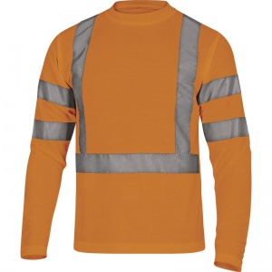 Delta Plus STAR Hi-Vis Orange T-Shirt with Sleeves