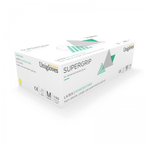 Unigloves Supergrip GM002 Latex Grip Gloves