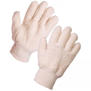 Supertouch Terry Cotton Gloves 24oz Knit Wrist 28103