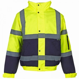 Supertouch Hi-Vis Two Tone Bomber Jacket (Pack of 10)
