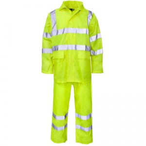 Supertouch Polyester/PVC Hi-Vis Rainwear