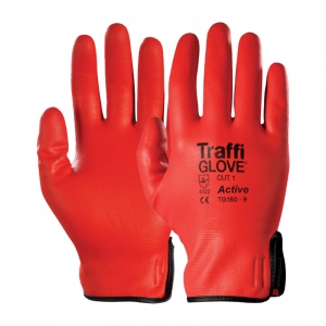 TraffiGlove TG180 Active Cut Level 1 Grip Gloves