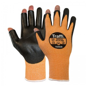 TraffiGlove TG3220 Cut Level B Exposed Fingertips Gloves