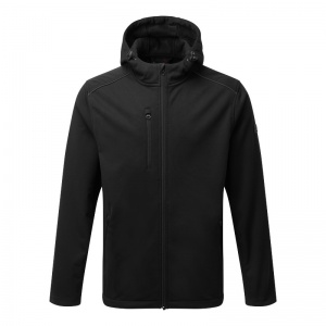 TuffStuff 263 Hale Black Stretch-Fabric Hooded Waterproof Jacket