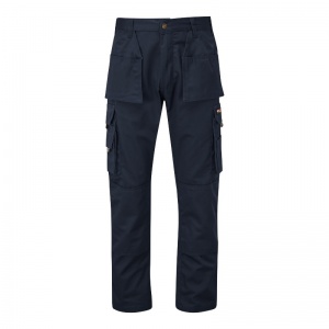TuffStuff 711 Pro Navy Durable Work Trousers with Knee Pad Pockets