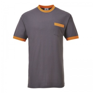Portwest TX22 Texo Contrast Grey T-Shirt