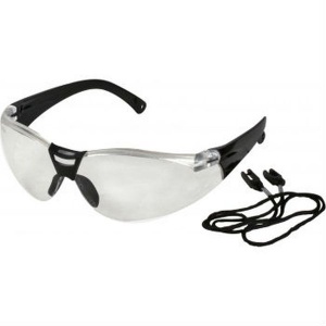 UCi Savu Clear Safety Glasses with Neck Cord I623