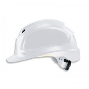 Uvex Pheos B-WR White Vented Safety Helmet with Long Brim 9772030