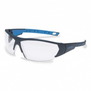Uvex i-Works Clear Anti-Fog Panoramic Safety Glasses