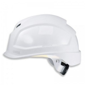 Uvex Pheos B-S-WR White Vented Safety Helmet with Short Brim 9772031
