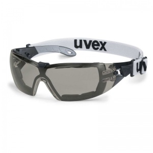 Uvex Pheos Guard Grey Anti-Glare Safety Glasses 9192-181