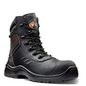 V12 Footwear V1750 Black Defender STS High Top Safety Boots