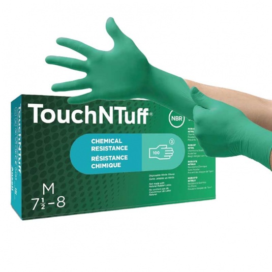 Ansell TouchNTuff 92-600 Disposable Powder-Free Hygiene Gloves (Vending Pack)