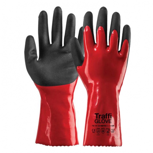 TraffiGlove TG1080 Chemic Cut Level 1 Chemical-Resistant Gloves
