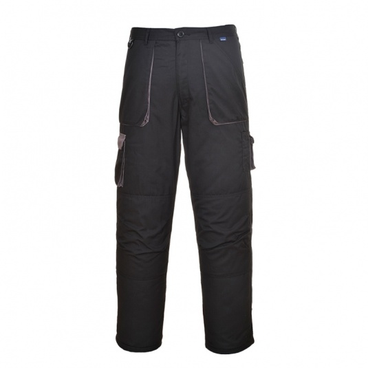 Portwest TX16 Texo Black Contrast Lined Trousers