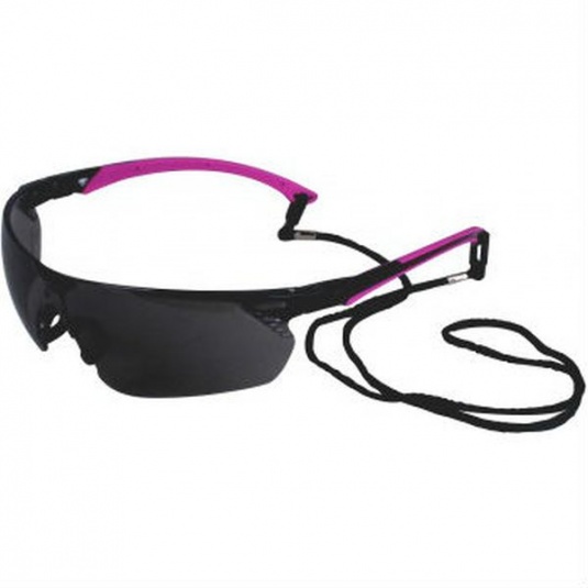 UCi Tiran Smoke Safety Glasses with Pink Arms S8012