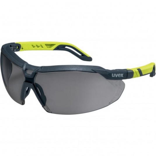 Uvex i-5 Grey Lime Anti-Dust Safety Glasses 9183281