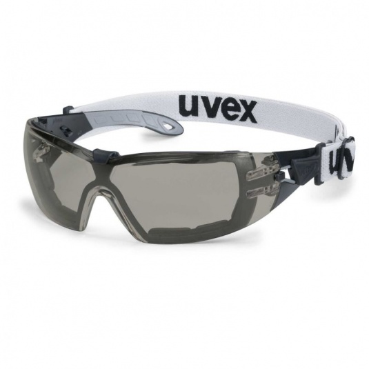 Uvex Pheos Guard Grey Anti-Glare Safety Glasses 9192-181
