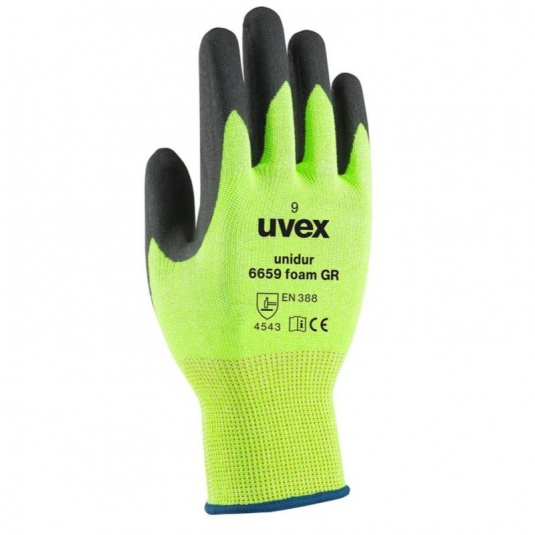 Uvex Unidur 6659 Foam Green Cut Proof Gloves