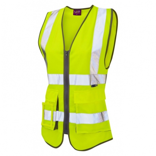 Leo Workwear EcoViz W11 Lynmouth Vest Workwear.co.uk
