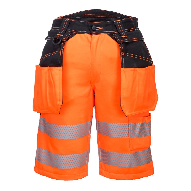Portwest PW343 Hi-Vis Orange Holster Shorts